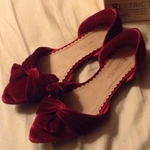 Restricted (Free People) Jenn Velvet Flats